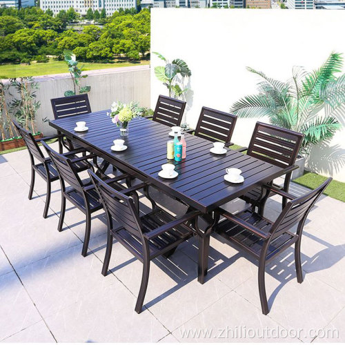 Waterproof Balcony Chair Set Cast Aluminum Outdoor Furniture